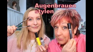 Augenbrauen stylenliften und vorher nachher Ergebnis von M2Brows [upl. by Eimmit]