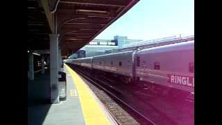 Ringling Bros and Barnum amp Bailey Circus Train Passes Through Jamaica [upl. by Gaves]