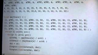 My first Arduino script  brutal dutycycle 2note polyphony classic ZX Spectrumstyle [upl. by Hasseman]