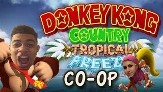 Donkey Kong Country Tropical Freeze Multiplayer Gameplay Walkthrough [upl. by Htes]