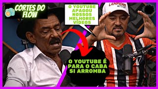 Charles e Tiringa falam que o YouTube apagou seus melhores vídeos Cortes do Flowcomediaselvagem [upl. by Burchett]