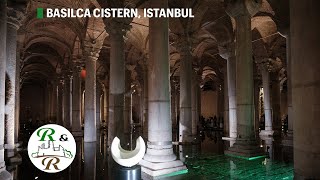 Basilica Cistern  exploring the byzantine water tank the size of a cathedral beneath Istanbul [upl. by Lonyer323]