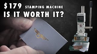 179 leather stamping machine is it worth it  Leather crafting [upl. by Ojaras675]