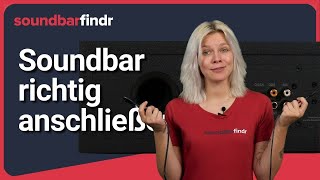 Soundbar an TV anschließen – Alle Anschlüsse erklärt [upl. by Charisse]