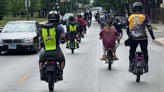 50 MPH High Speed Electric Unicycle Group Ride  GMOB 2024 [upl. by Ogait534]