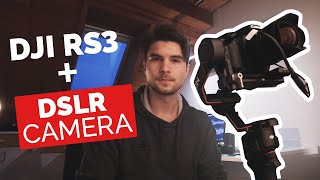 How to connect a DSLR Camera with the DJI RS3 [upl. by Ttiwed213]