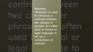 Difference between while and whereas [upl. by Cilla]