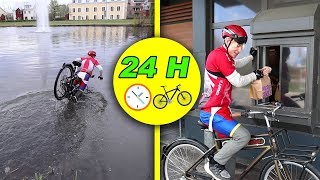 24 H PÅ EN CYKEL [upl. by Aseretairam]