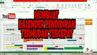 Tutorial membuat KALENDER PENDIDIKAN TAHUN 20242025 GRATIS APLIKASI KALENDER [upl. by Dannie]