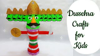 How to make Raavan for DussehraDussehra CraftRaavan Making at homeRaavan Making Craft [upl. by Keynes609]