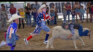 SLO Sheriffs Rodeo Muttton Bustin [upl. by Follansbee]