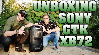 UNBOXING SONY GTKXB72  pierwsze wrażenia i instrukcja obsługi [upl. by Heimer821]