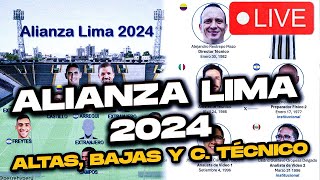 ¡ALIANZA LIMA 2024 FICHAJES Y SALIDAS  CONOCE AL COMANDO TÉCNICO DE ALEJANDRO RESTREPO [upl. by Reider]