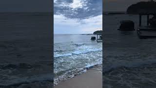 Terrigal Beach rock pool Surf Silver water Grey clouds [upl. by Cynara636]