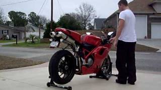 Ducati 1098 Cored Exhaust [upl. by Isdnil627]