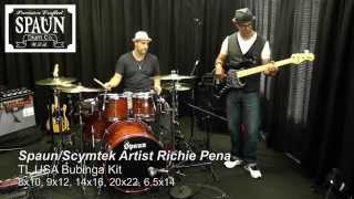 Spaun TL USA Bubinga Kit  Artist Richie Pena with Oskar Cartaya [upl. by Kcirednek]