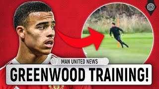 Greenwood In Training  Man United News [upl. by Gile]