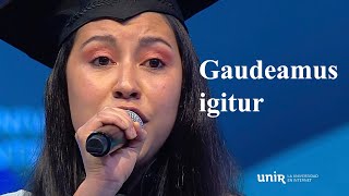 Gaudeamus igitur  Himno Universitario con subtítulos  UNIR [upl. by Eyar250]