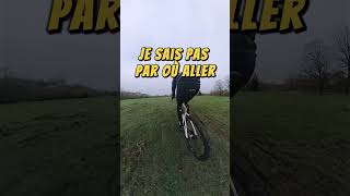 QUAND tu penses RESTER BLOQUER dans le CHAMPS gravel bike bikelover [upl. by Sisson]