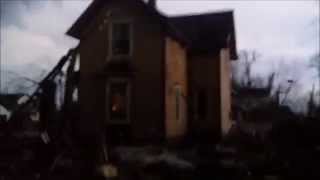 First video of the Fairdale tornado devastation edited out of respect for one of the families [upl. by Geller]