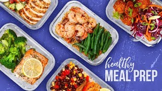 5 Healthy MEAL PREP Ideas  BackToSchool 2017 [upl. by Hacissej401]