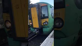 Class 3774 377161 arriving at Aldrington Station 🚉 [upl. by Adah110]