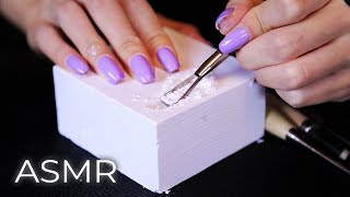 ASMR Satisfying Gym Chalk Crushing Carving Sounds for Sleep No Talking [upl. by Zola879]