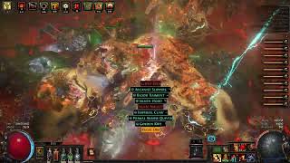 Path of Exile 323Consecrated Path of Endurance T16 Dunes and King in the Mists Fight [upl. by Nezah]