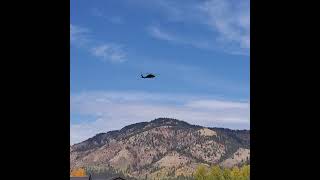 wyoming stuff  Sikorsky UH60A helicopter flyby heavydsparks 🤠🤙🤙 mountains [upl. by Lolita847]