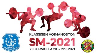 Klassisen voimanoston SMkilpailut 2021 sunnuntai [upl. by Anialad]