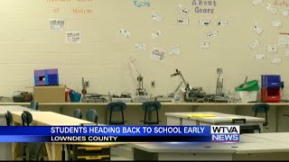 Modified schedule has Lowndes County students back in the classroom early [upl. by Yttocs]