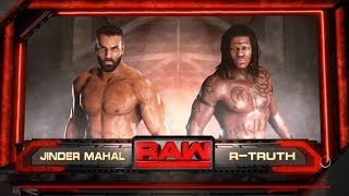 WWE 2K18 PC  Jinder Mahal VS RTruth [upl. by Adniuqal]