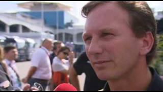 Christian Horner interview after the race  Turkey 2010 [upl. by Brunhilde]