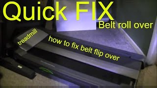 how to fix treadmill belt fold over [upl. by Seni]