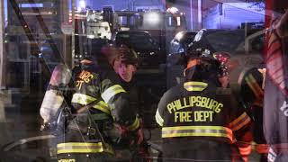 Phillipsburg NJ Chambers Street House Fire 10192024 [upl. by Edniya]