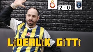 FENERBAHÇELİ GALATASARAY BAŞAKŞEHİR TEPKİ VİDEOSU LİDERLİK GİTTİ [upl. by Egbert]