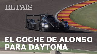 Fernando Alonso prueba el coche con el que competirá en las 24 Horas de Daytona  Deportes [upl. by Wernda]