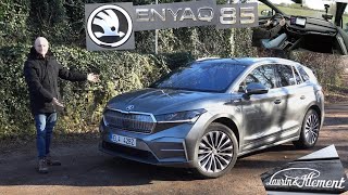 Der neue Skoda Enyaq 85 LampK im Test  Jetzt noch besser Review Kaufberatung  286 PS RWD [upl. by Alliuqet]