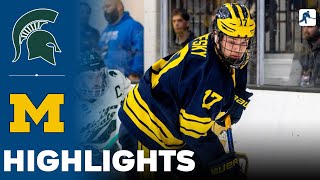 Michigan vs Michigan State  NCAA College Hockey  Highlights  March 31 2024 [upl. by Beverley]