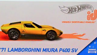 Hot Wheels ID 71 LAMBORGHINI MIURA P400 SV [upl. by Chad]