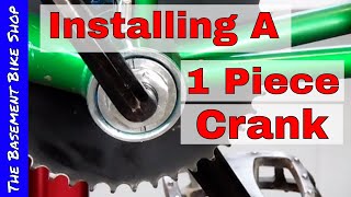 How To Install A BMX 1 Piece Crank Bearings and Cups  Step by Step [upl. by Bevis]