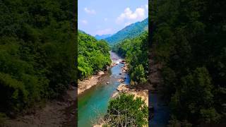 Mountains Embrace Rivers Kiss nature relaxing naturelovers bts waterfallsounds birdsong [upl. by Vala804]