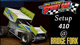 Tony Stewarts Sprint Car Racing Setups  410  Bridge Fork [upl. by Cone]