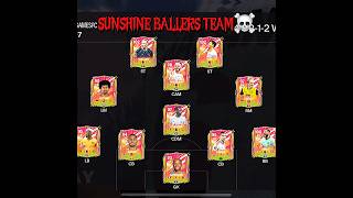 Sunshine ballers team☠️ eafcmobile fifamobile shorts fifa22 [upl. by Ahseet]