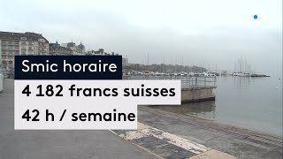 A Genève le salaire minimum est désormais de 3 800 euros par mois [upl. by Parks79]