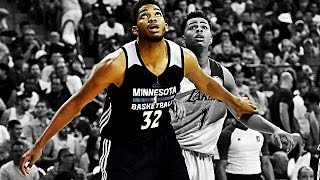 KarlAnthony Towns 2015 NBA Summer League Highlights [upl. by Wiencke324]