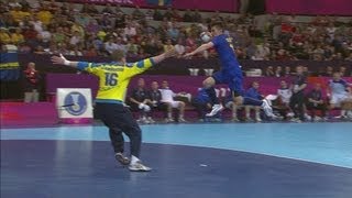 Mens Handball Sweden v Iceland  Group A  London 2012 Olympics [upl. by Perusse989]