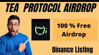 Tea Protocol Testnet Airdrop  Binance Listings Project  100  Free Airdrop  Tamil Crypto Zest [upl. by Juley]