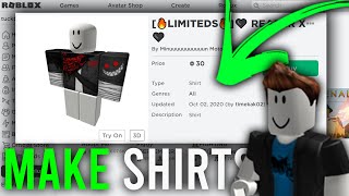 How To Make A Shirt In Roblox Full Guide  Make Your Own Roblox Shirt EASILY [upl. by Atiniuq]