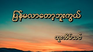 ပြန်မလာတော့ဘူးကွယ်  Htoo Eain Thin Lyric Video [upl. by Acenes]